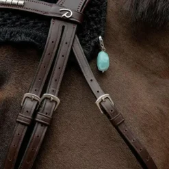 New - Lucky charms pierre dusty blue Collection "Minis" Kentucky|Accessoires De Bridons Poneys