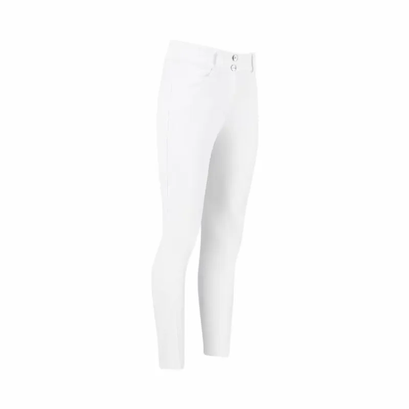 Pantalons D'Équitation*Kentucky Horsewear - Pantalon d'équitation Miami femme avec Grip aux genoux Blanc
