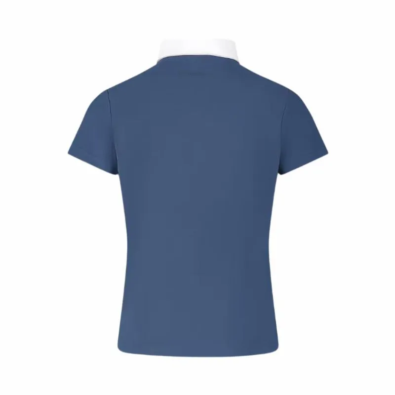 Polos Et Chemises*Kentucky Horsewear - Polo de concours Osaka Kids garçon manches courtes Marine