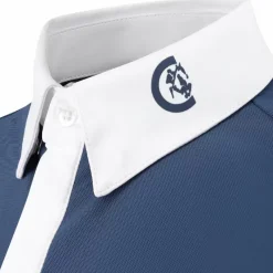 Polos Et Chemises*Kentucky Horsewear - Polo de concours Osaka Kids garçon manches courtes Marine