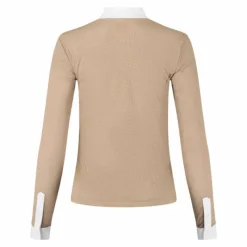 Polos Et Chemises*Kentucky Horsewear - Polo de concours manches longues femme Heritage Air Beige