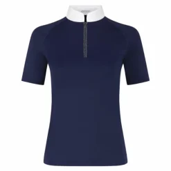 Polos Et Chemises*Kentucky Horsewear - Polo de concours manches courtes femme Classic Marine