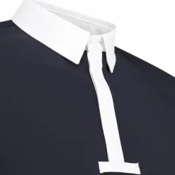 Polos Et Chemises|Polos Et Chemises*Kentucky Horsewear - Polo de concours manches longues homme Classic Marine