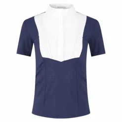 Polos Et Chemises*Kentucky Horsewear - Polo manches courtes femme Heritage Air Marine