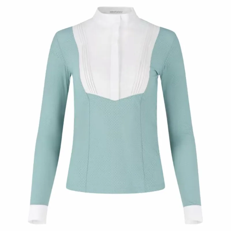 New - Polo de concours manches longues femme Heritage Air dusty blue Polos Et Chemises