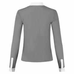 Polos Et Chemises*Kentucky Horsewear - Polo de concours manches longues femme Heritage Air Gris