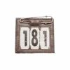 Sale - Porte numéro PVC marron Concours Complet D'Equitation|Accessoires De Concours Complet