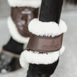 Protège-Boulets*Kentucky Horsewear - Protège-boulets jeunes chevaux mouton vegan Marron