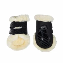 Protège-Boulets*Kentucky Horsewear - Protège boulet élastique mouton haut Noir