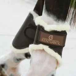 Sale - Protège-boulets turnout cuir Protège-Boulets