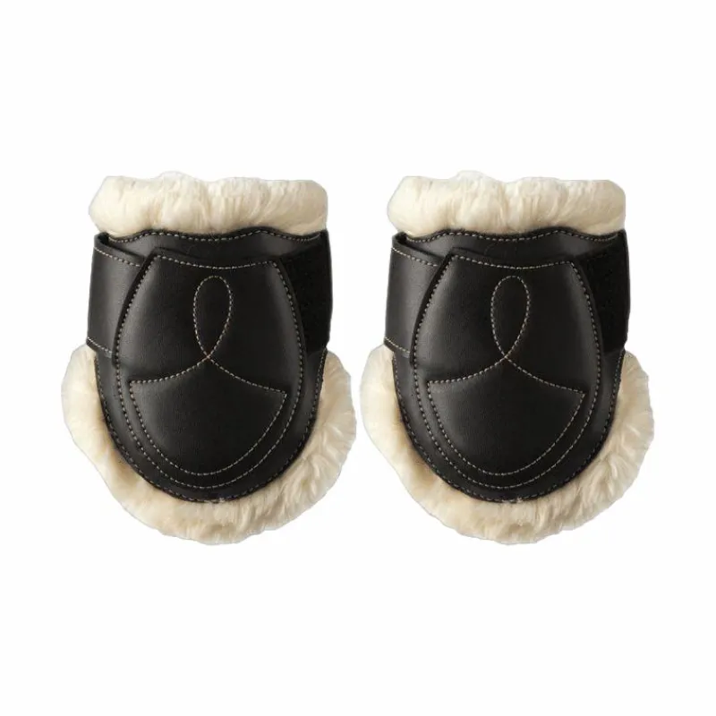 Collection "Minis" Kentucky|Protège-Boulets*Kentucky Horsewear - Protège-boulets cuir mouton Noir