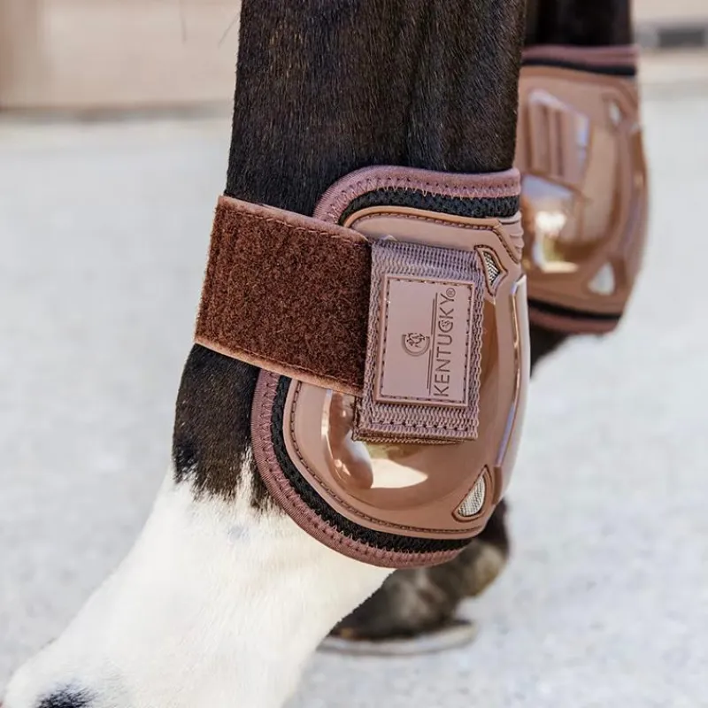 Protège-Boulets*Kentucky Horsewear - Protège boulets Air Velcro Marron