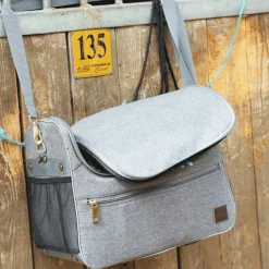 New - Sac de pansage gris Sacs Et Coffres D’Écuries|Sacs Et Malles De Pansage