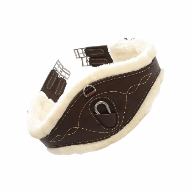Sangles Classiques*Kentucky Horsewear - Sangle anatomique mouton Marron