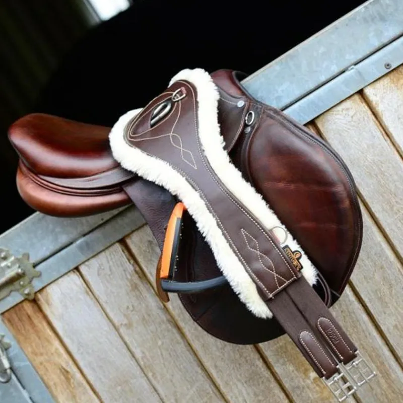 Sangles Classiques*Kentucky Horsewear - Sangle anatomique mouton Marron