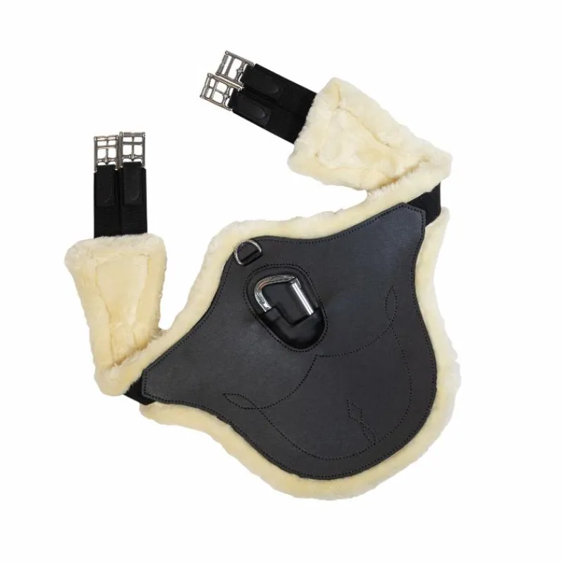 Collection "Minis" Kentucky*Kentucky Horsewear - Sangle bavette anatomique mouton Noir