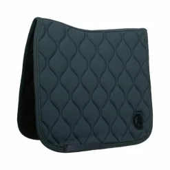 Tapis De Dressage|Tapis De Selle*Kentucky Horsewear - Tapis de dressage Wave 3D logo sapin Vert