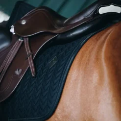 Tapis Cso/ Mixtes|Tapis De Selle*Kentucky Horsewear - Tapis de selle Fishbone Noir