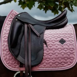 Tapis De Dressage|Tapis De Selle*Kentucky Horsewear - Tapis de dressage Velvet Vieux Rose