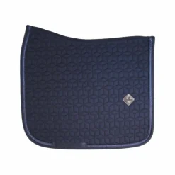 Tapis De Dressage|Tapis De Selle*Kentucky Horsewear - Tapis de dressage Glitter Rope Marine