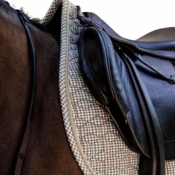 Tapis Cso/ Mixtes|Tapis De Selle*Kentucky Horsewear - Tapis de selle Pied de Poule Beige