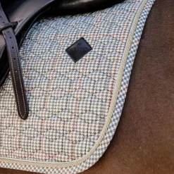 Tapis Cso/ Mixtes|Tapis De Selle*Kentucky Horsewear - Tapis de selle Pied de Poule Beige
