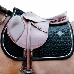 Tapis De Selle|Tapis Cso/ Mixtes*Kentucky Horsewear - Tapis de selle Basic Velvet jumping Noir