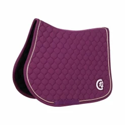 Outlet - Tapis de selle 3D logo Onion Quilt mauve Tapis De Selle