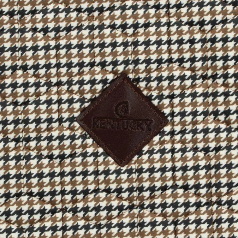 Online - Tapis de selle Pied de Poule brun Tapis De Selle|Tapis Cso/ Mixtes