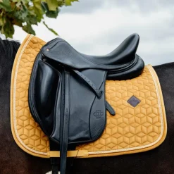 Dressage|Tapis De Dressage*Kentucky Horsewear - Tapis de dressage Velvet Moutarde Jaune