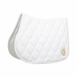 Tapis Cso/ Mixtes|Tapis De Selle*Kentucky Horsewear - Tapis de selle Wave jumping 3D logo Blanc