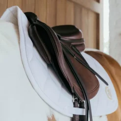 Tapis Cso/ Mixtes|Tapis De Selle*Kentucky Horsewear - Tapis de selle Wave jumping 3D logo Blanc