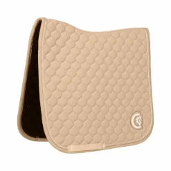 Tapis De Dressage|Tapis De Selle*Kentucky Horsewear - Tapis de dressage 3D logo Onion Quilt Beige