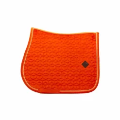 Collection "Minis" Kentucky|Tapis De Selle Poneys*Kentucky Horsewear - Tapis de selle Velvet Jumping Orange