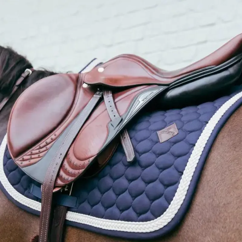 Tapis Cso/ Mixtes|Tapis De Selle*Kentucky Horsewear - Tapis de selle Plaited Cord Marine