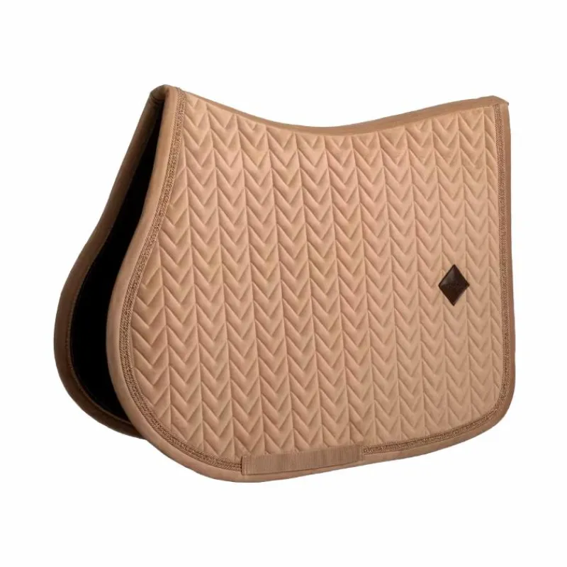 Tapis Cso/ Mixtes|Tapis De Selle*Kentucky Horsewear - Tapis de selle Velvet Mini Pearls Beige