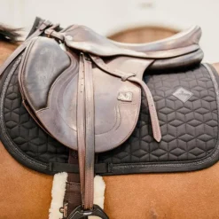 Tapis De Selle|Tapis Cso/ Mixtes*Kentucky Horsewear - Tapis de selle Glitter Rope Noir