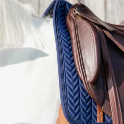 Tapis De Dressage|Tapis De Selle*Kentucky Horsewear - Tapis de dressage fishbone Marine