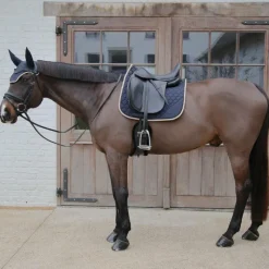 Tapis De Dressage|Dressage*Kentucky Horsewear - Tapis de dressage Softshell Onion Quilt /beige Marine