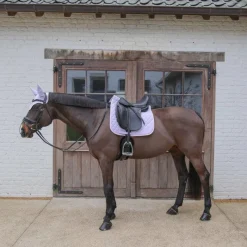 Discount - Tapis de dressage Softshell Onion Quilt parme/ rose pâle Tapis De Dressage|Dressage