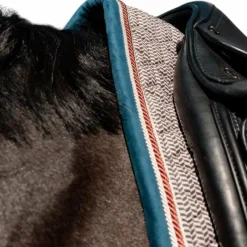 Dressage|Tapis De Dressage*Kentucky Horsewear - Tapis de dressage pied de poule / navy Bordeaux