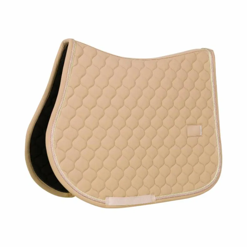Tapis Cso/ Mixtes|Tapis De Selle*Kentucky Horsewear - Tapis de selle Rubber logo Beige