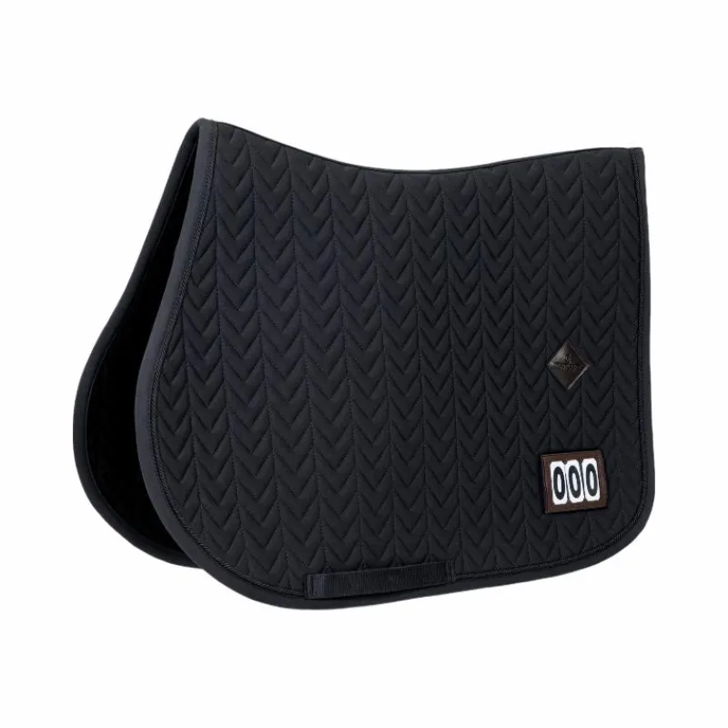 Tapis Cso/ Mixtes|Tapis De Selle*Kentucky Horsewear - Tapis de selle Fishbone Compétition 2 numéros Noir