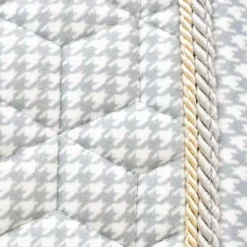 Discount - Tapis de selle Velvet Printing pied de poule / blanc Collection 