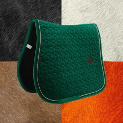 Hot - Tapis de selle Velvet Jumping Foncé Tapis De Selle Poneys|Collection 