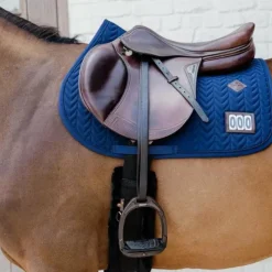 Tapis Cso/ Mixtes|Tapis De Selle*Kentucky Horsewear - Tapis de selle Fishbone Compétition 2 numéros Marine