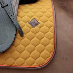 - Tapis de dressage Onion Quilt Leather Neon kaki Tapis De Dressage|Dressage