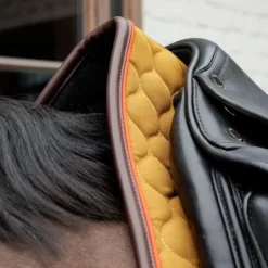 - Tapis de dressage Onion Quilt Leather Neon kaki Tapis De Dressage|Dressage