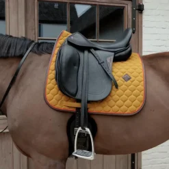 - Tapis de dressage Onion Quilt Leather Neon kaki Tapis De Dressage|Dressage