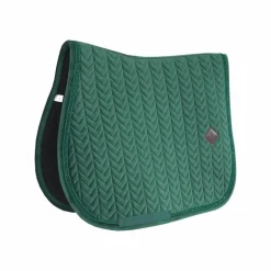 Tapis De Selle|Tapis Cso/ Mixtes*Kentucky Horsewear - Tapis de selle Velvet Pearls sapin Vert